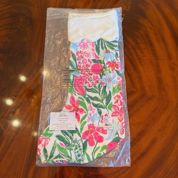 Lilly Pulitzer Stocking Glowing Gardens - Picture 4 of 5